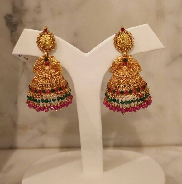 gold plated pure silver temple jewellery_buttalu