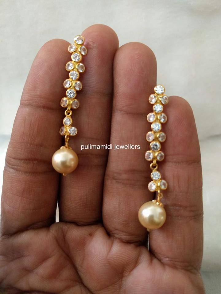czs south sea pearl earrings